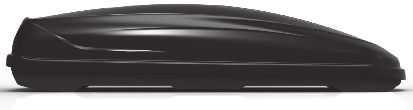 Side view of the Hapro Traxer roof box from the official manual