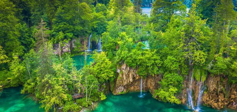 Watervallen van het Nationaal Park Plitvice meren