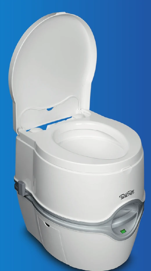 Thetford Porta Potti 565 portable toilet, illustration from the official manual cover