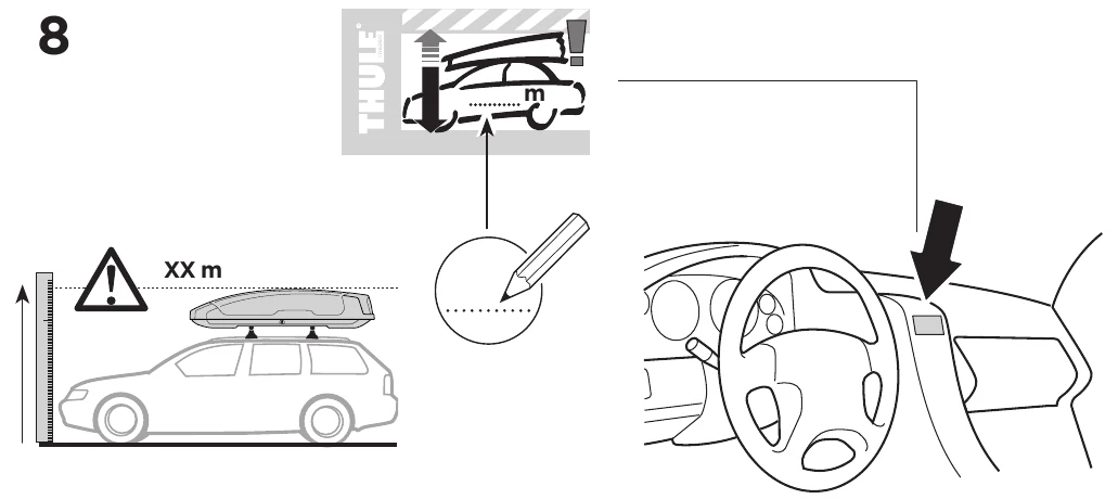 Thule Motion XT manual step 6