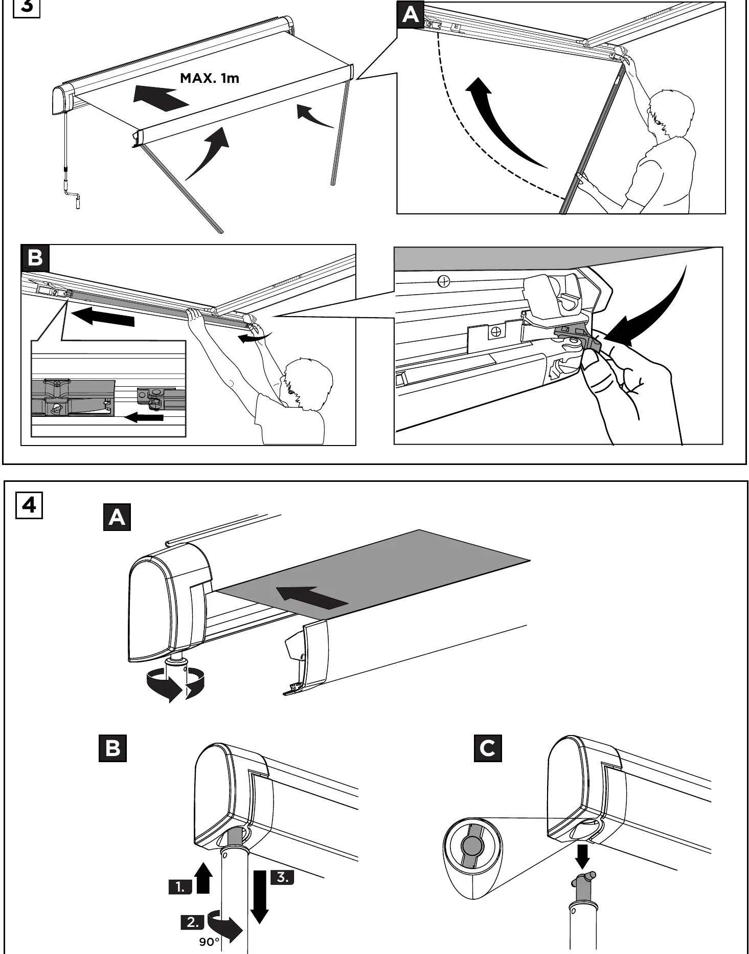 Thule Omnistor 5200 manual diagram