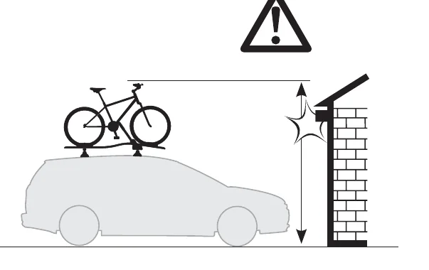 Thule ProRide 598 manual warning