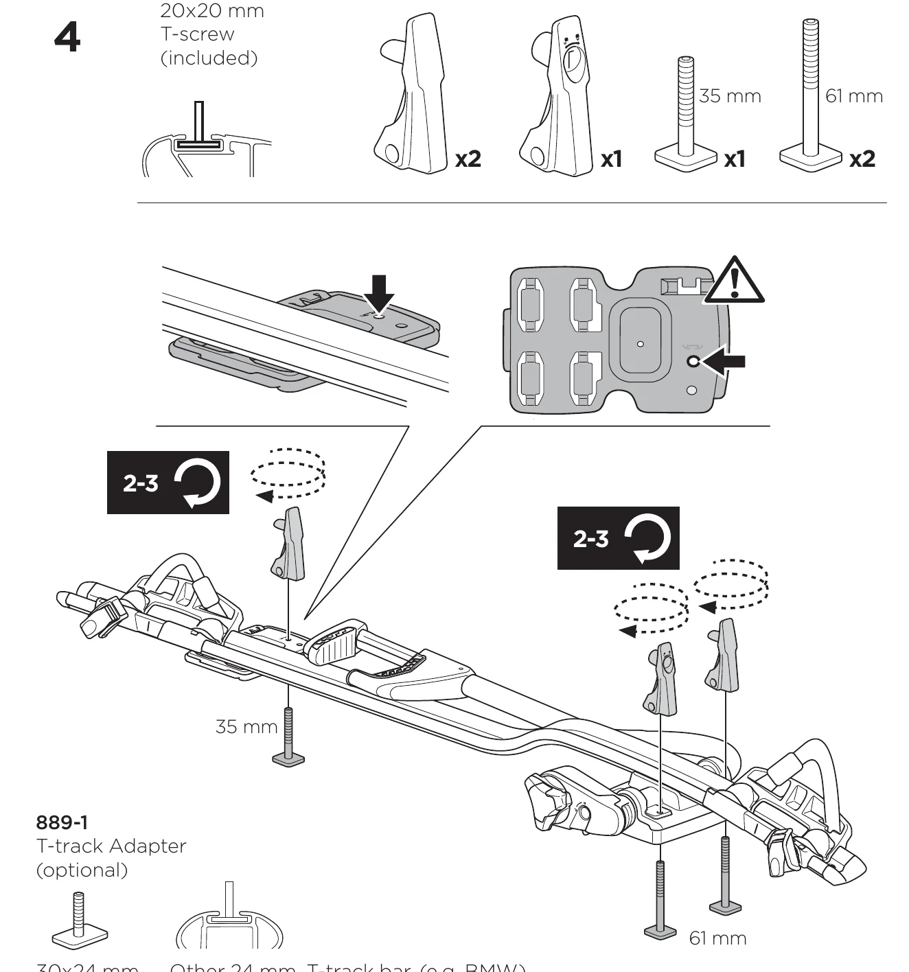 Thule ProRide 598 manual step 4