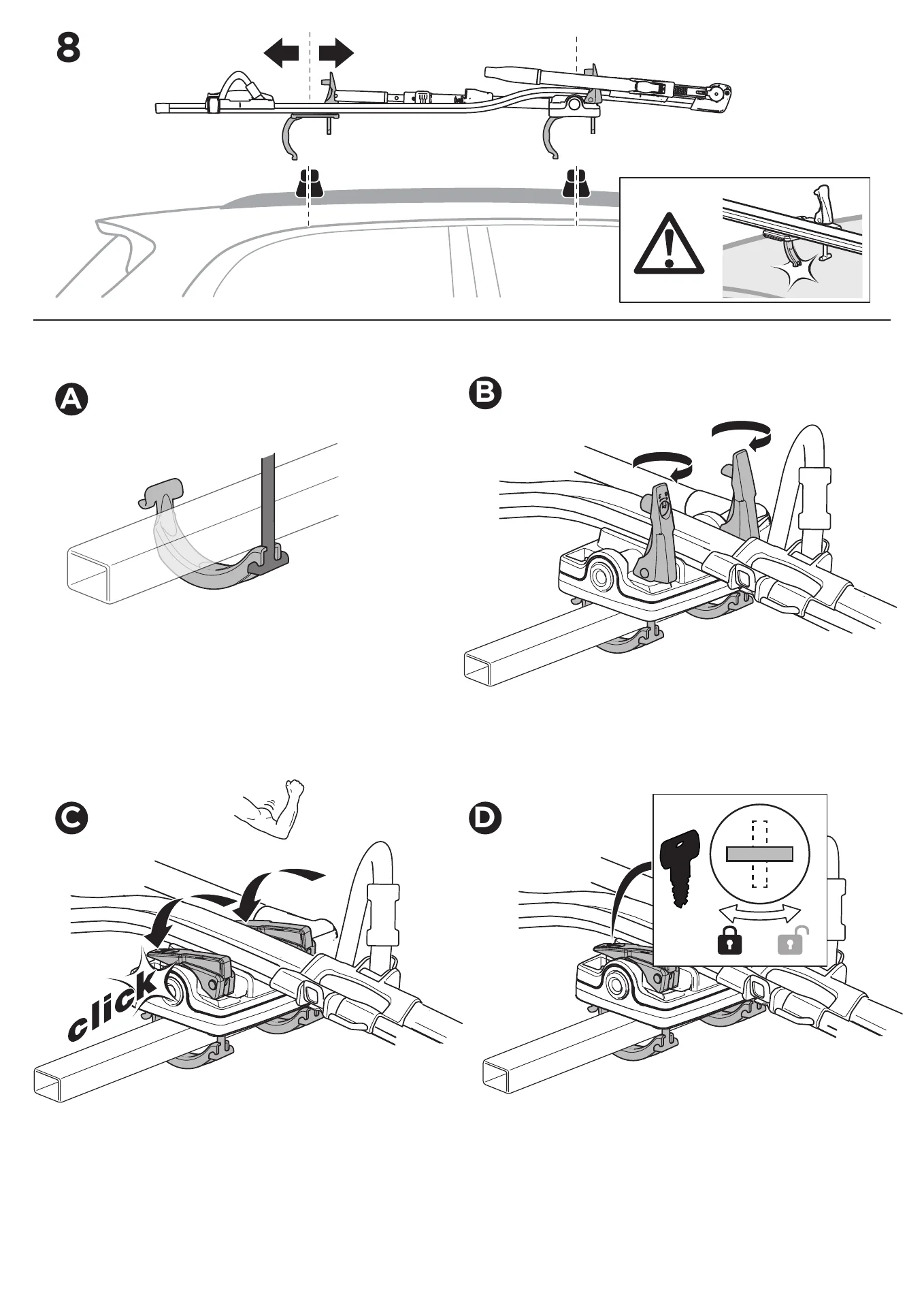 Thule UpRide 599 manual step 8