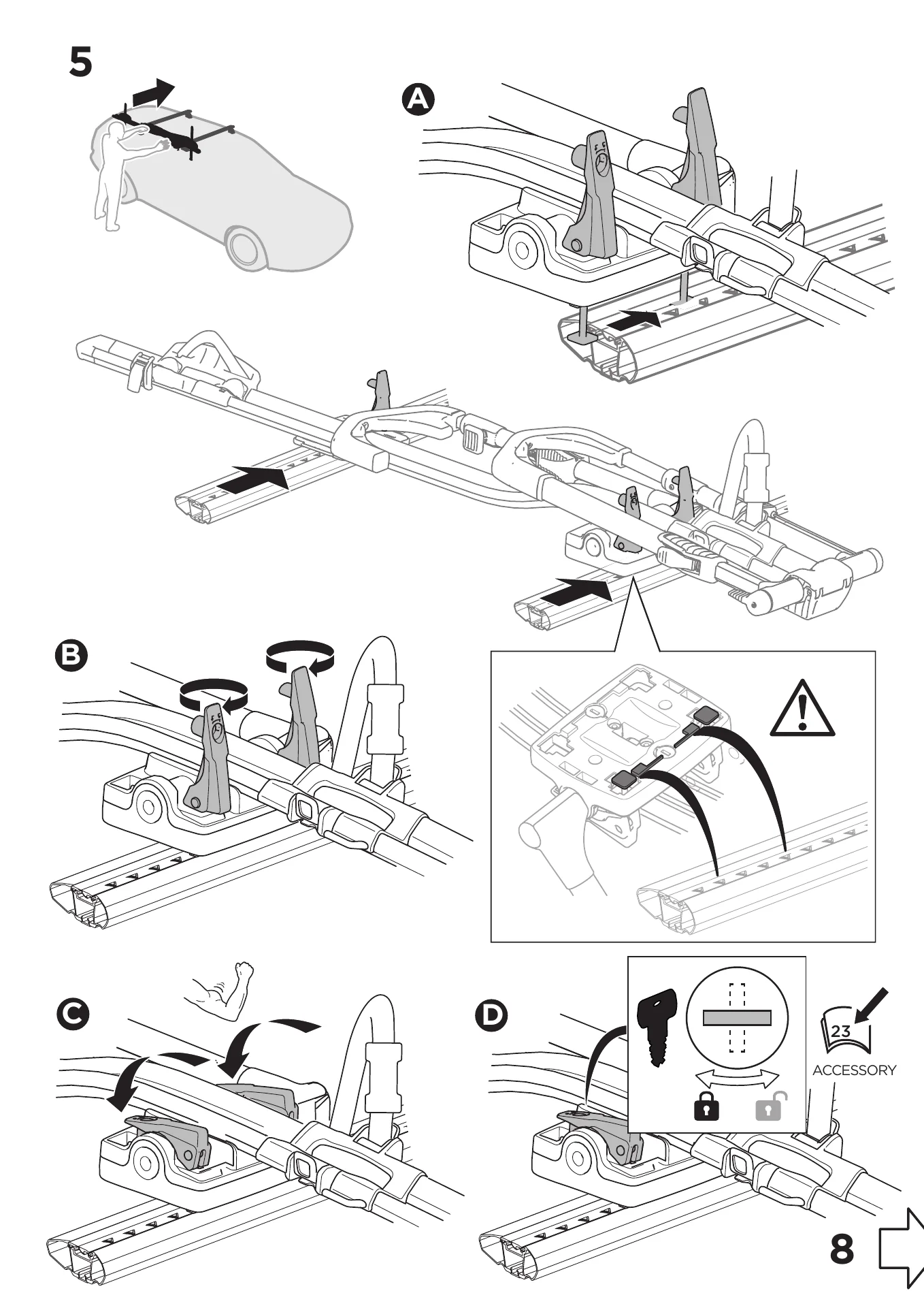 Thule UpRide 599 manual step 5