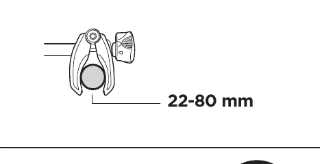 Thule VeloCompact 926 927 coupling that fits a towball of 22 to 80 mm