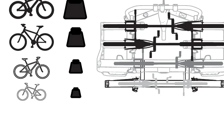 Thule VeloSpace 3 manual diagram